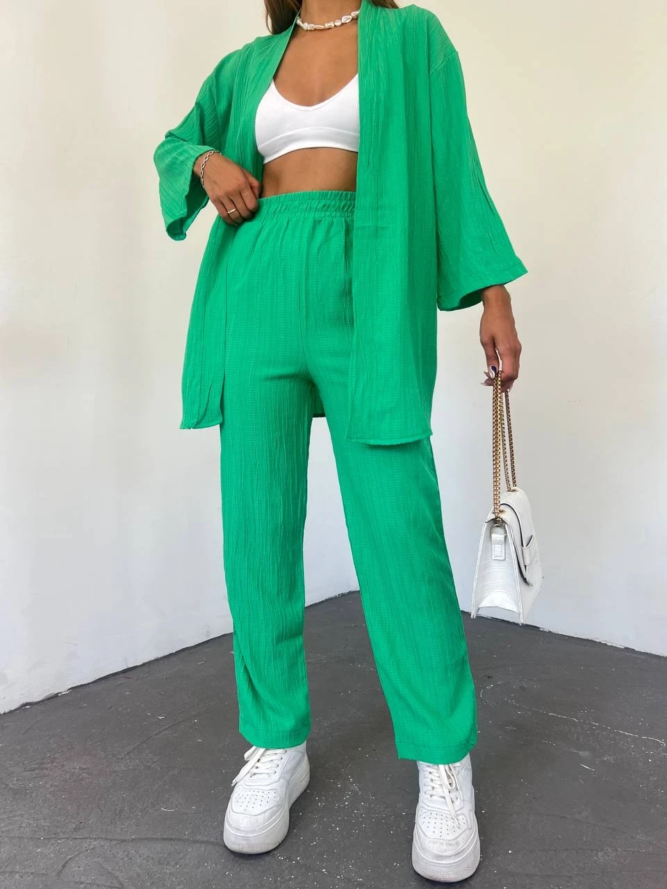 Desenli Kalın Bodrum Kumaş Ceket&Pantolon Takım