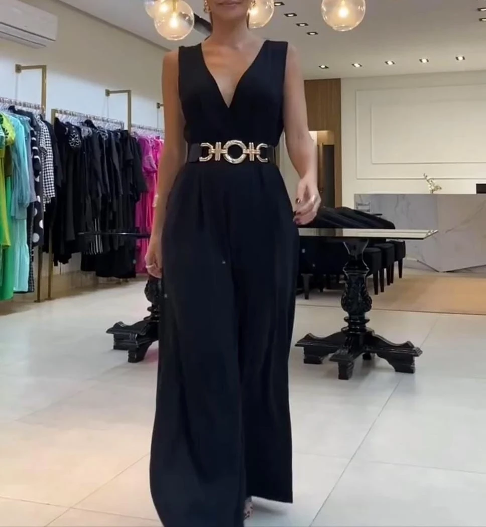 Dubai Kumaş Tasarım Tulum( Kemer Dahil Değildir)