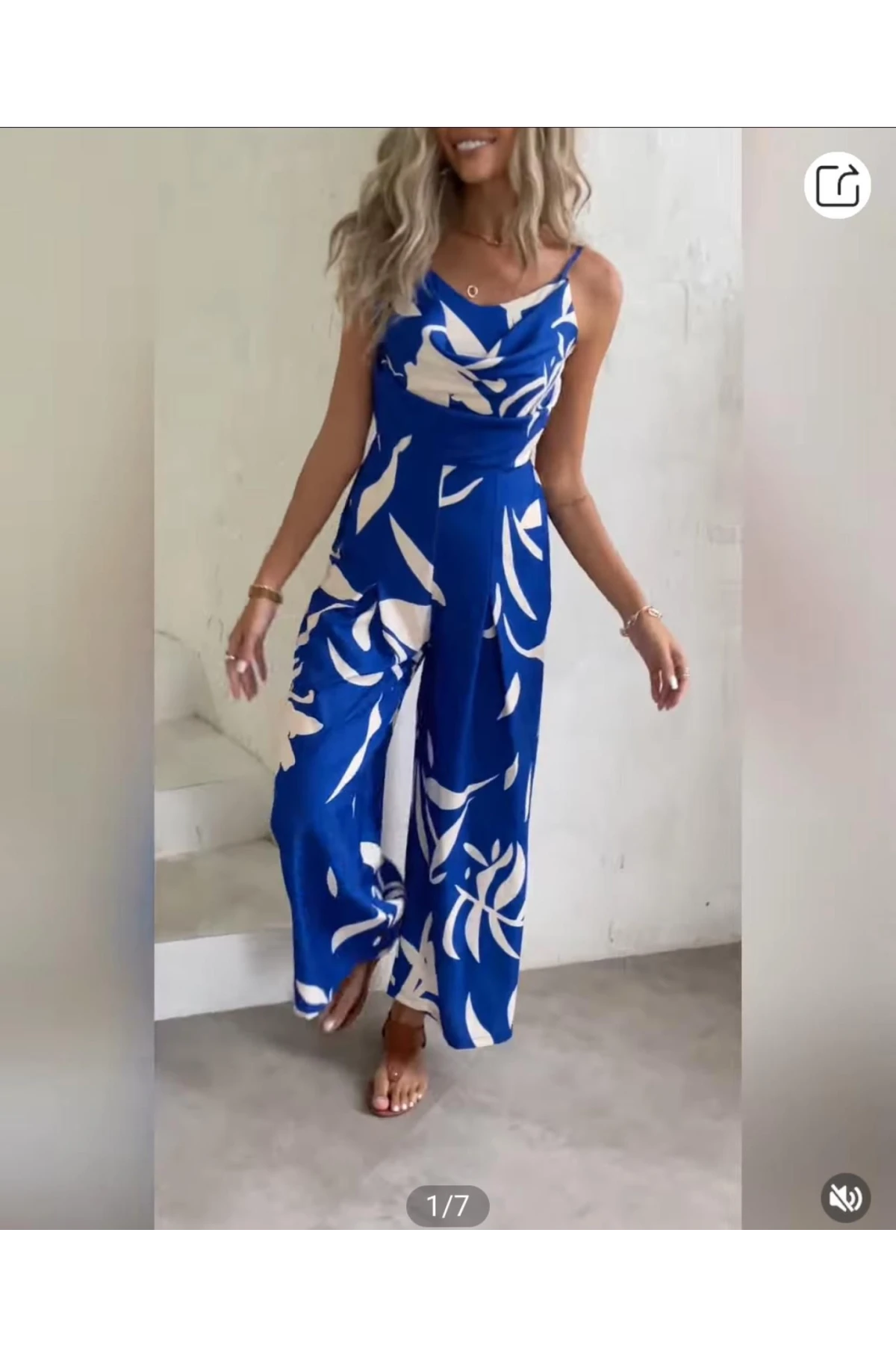 Mikro Kumaş Desenli Tulum