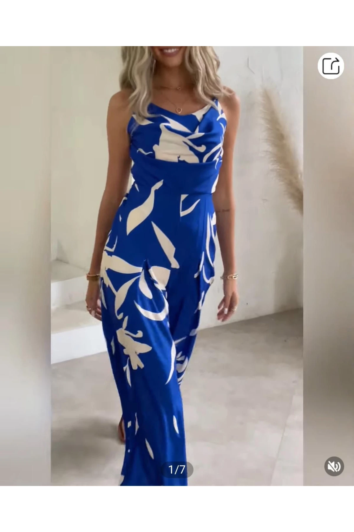 Mikro Kumaş Desenli Tulum