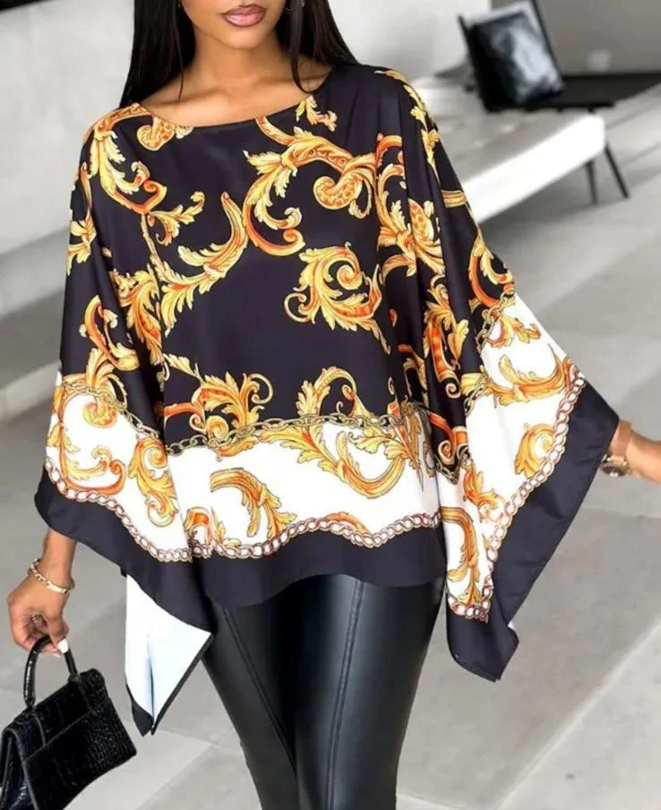 Mikro Kumaş Dijital Salaş Bluz