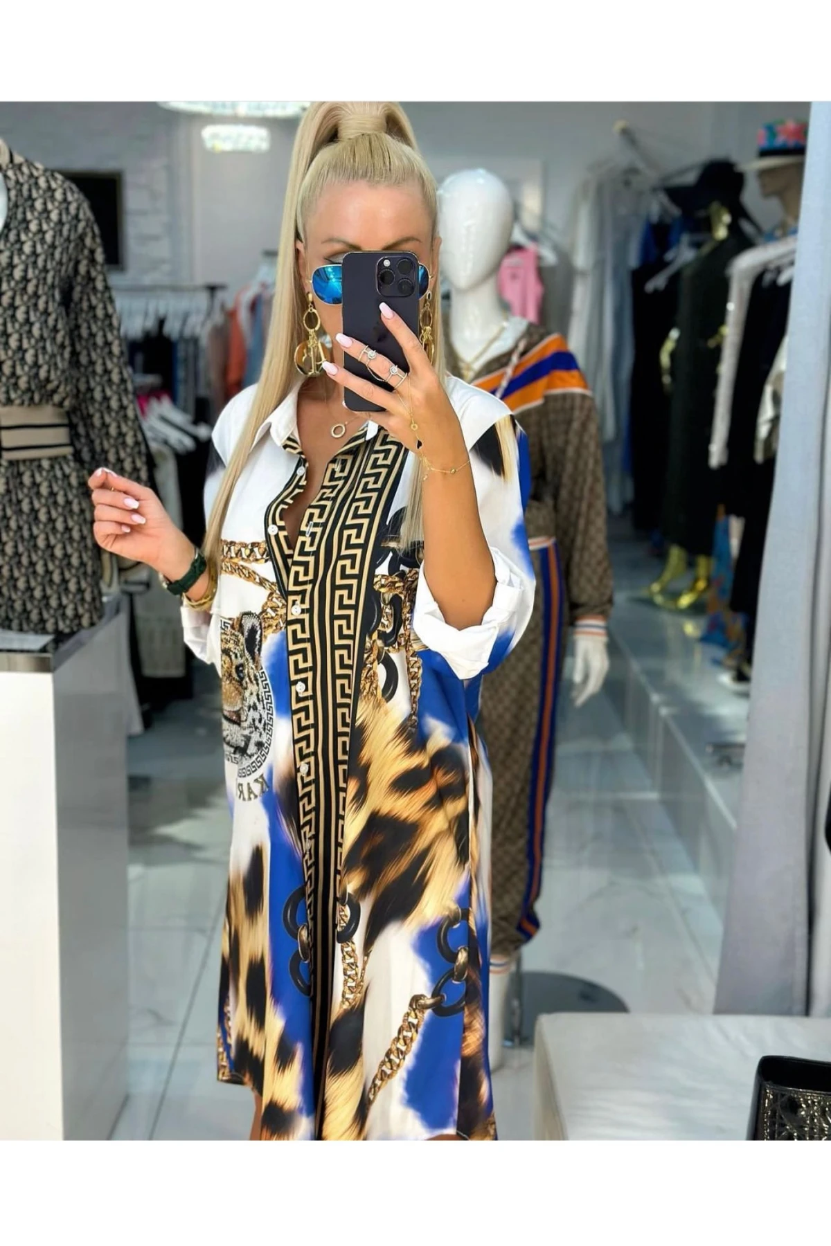 Ottom Kumaş Gömlek Elbise