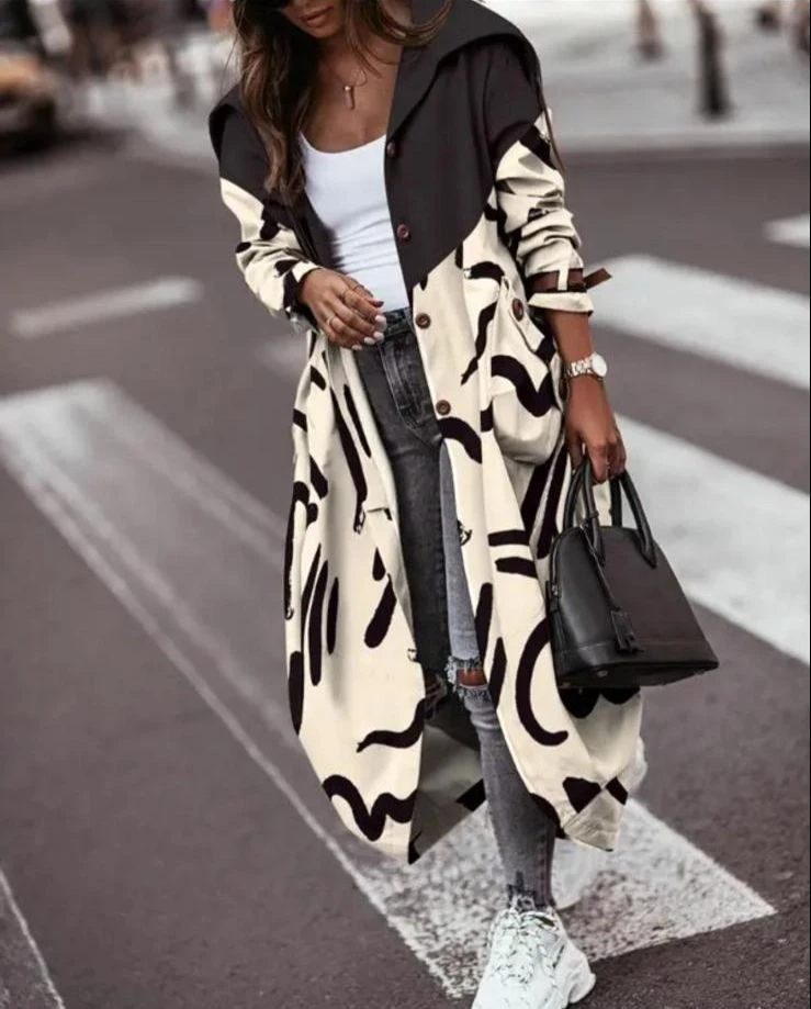 Scuba Dalgıç Kumaş Düğme Detaylı Ceket