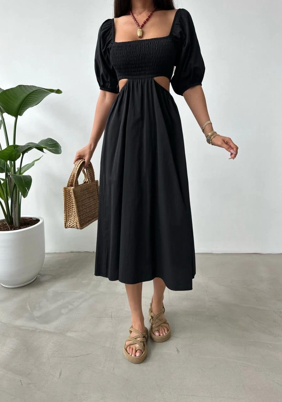 Z@R@ Model Beli Açık Gipeli Elbise