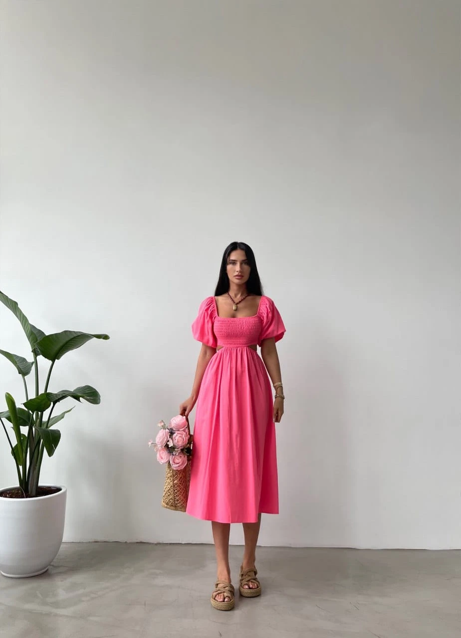 Z@R@ Model Beli Açık Gipeli Elbise