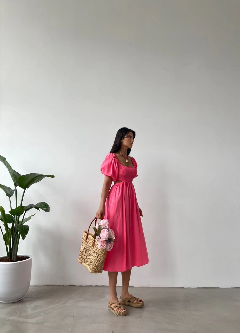 Z@R@ Model Beli Açık Gipeli Elbise