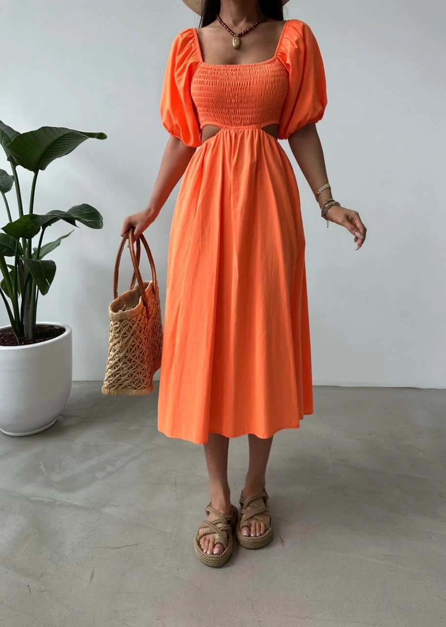 Z@R@ Model Beli Açık Gipeli Elbise