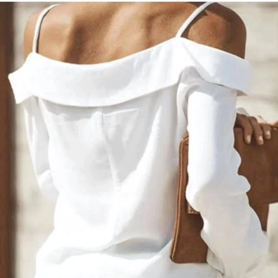 Aerobin Kumaş Carmen Yaka Bluz