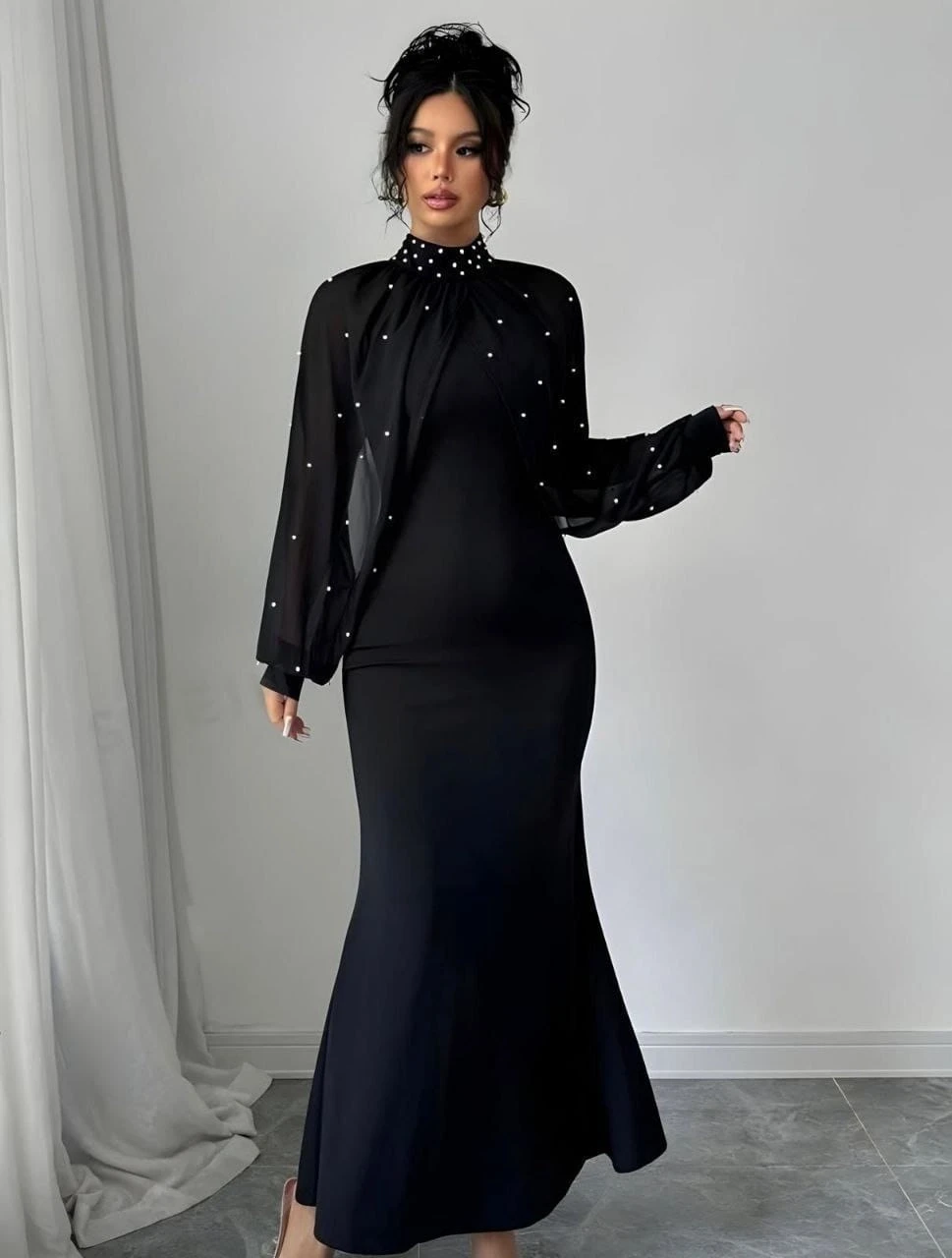 Dalgıç Kumaş Full Likralı İnci Çakımlı Bolero Takım