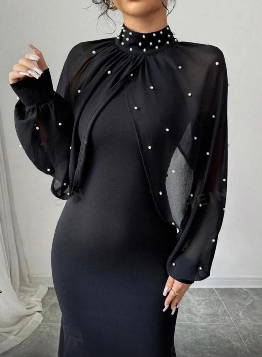 Dalgıç Kumaş Full Likralı İnci Çakımlı Bolero Takım