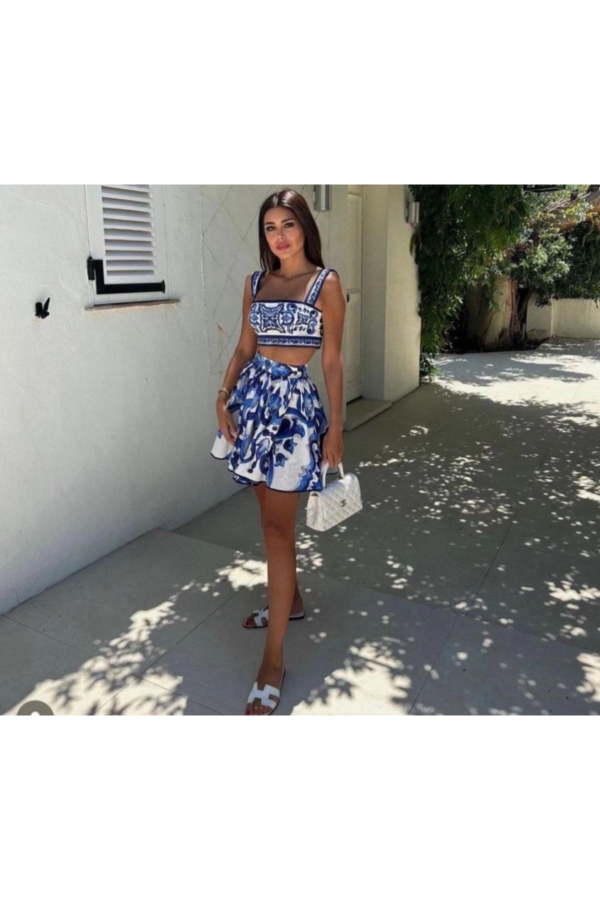 DG Desen İkili Takım İthal Krep Kumaş