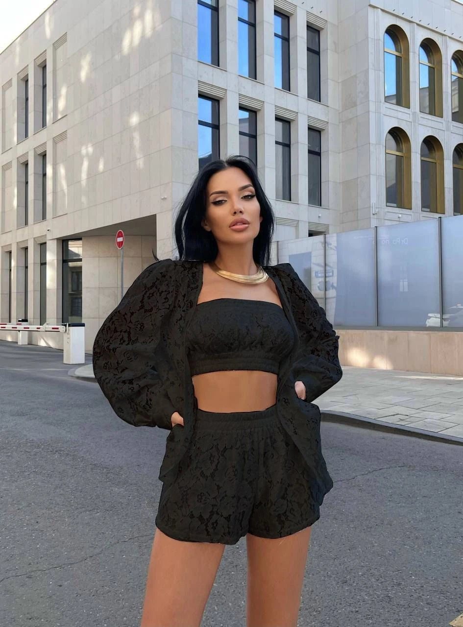 İthal Dantel 3lü Takım