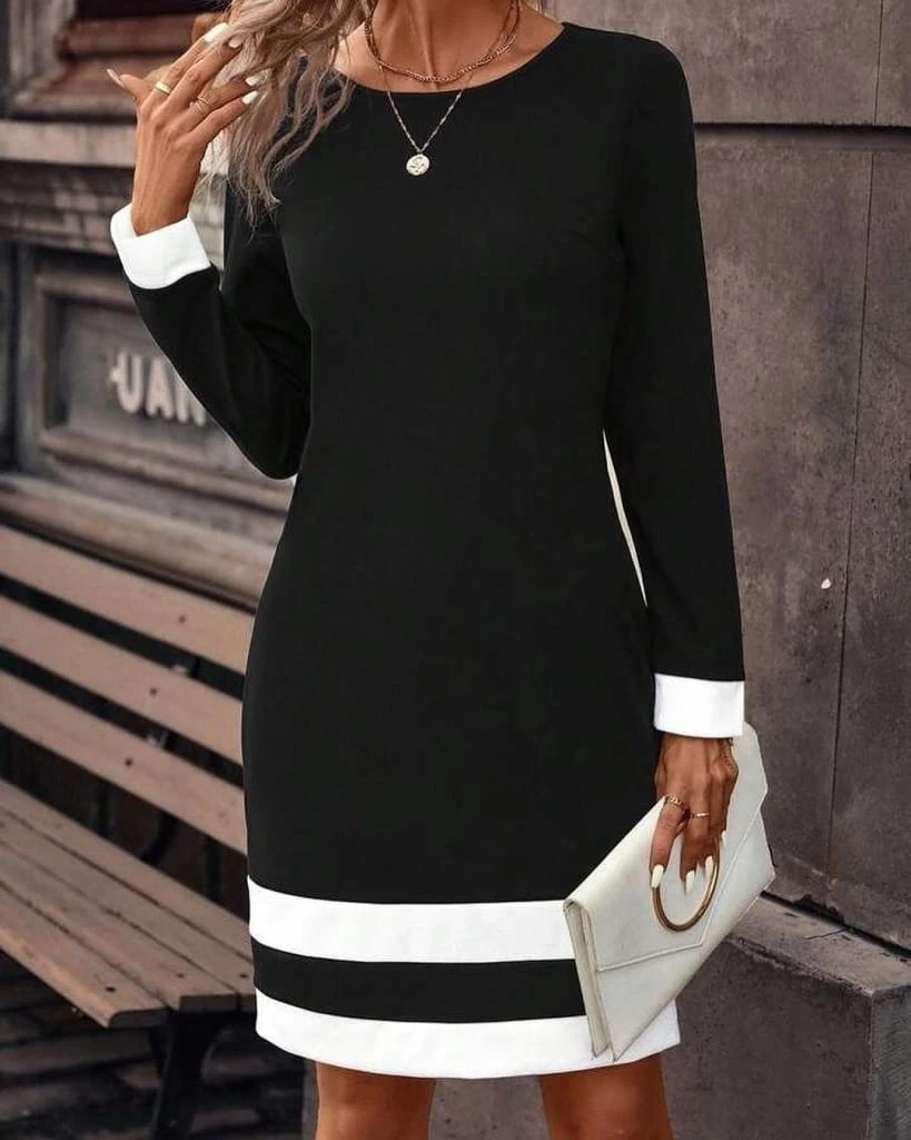 İthal Krep Midi Elbise