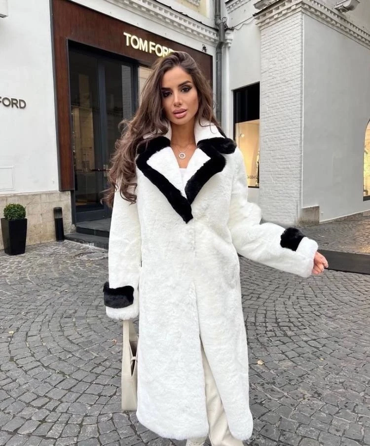 İthal Rabbit Toscana Kumaş Tasarım Kürk