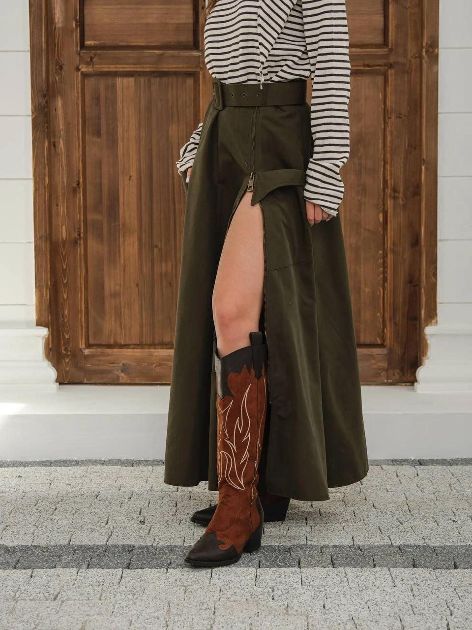 Fermuar Detay Tasarım Etek