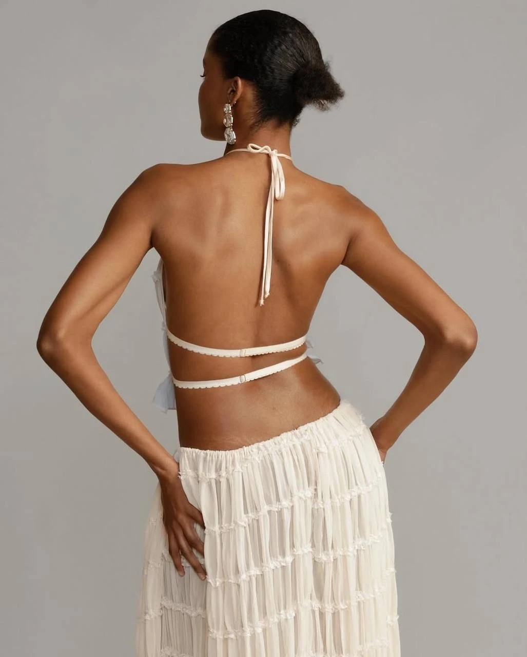 Gipeli Şifon Astarlı Büstiyer Etek Takım