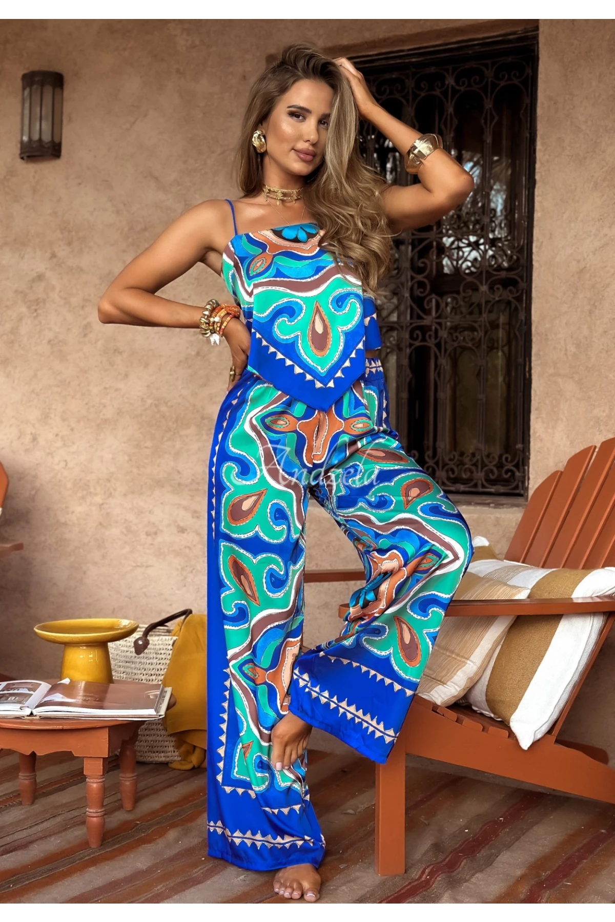 İthal Dubai Kumaş Desenli Takım