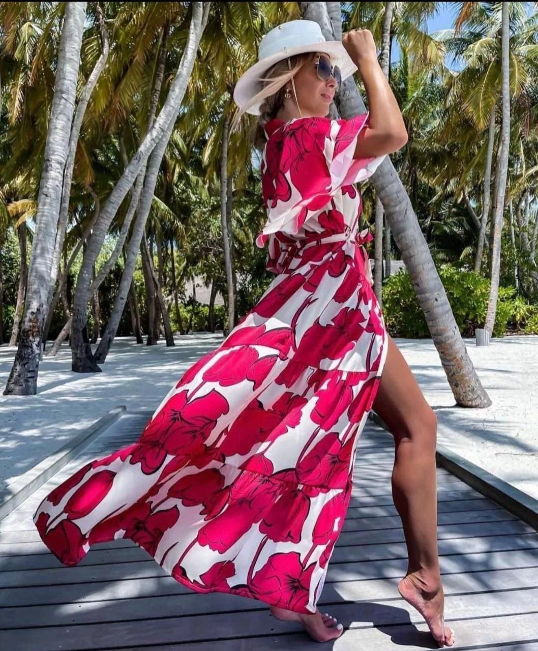 Kimono Gömlek Elbise İthal Krep Kumas