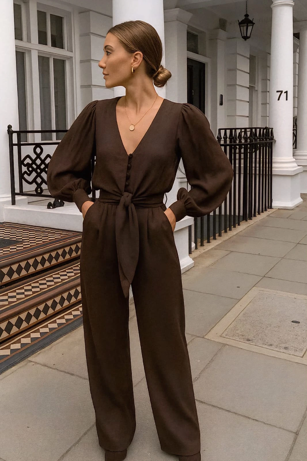 Kahve Massimo Takım Modal Kumaş