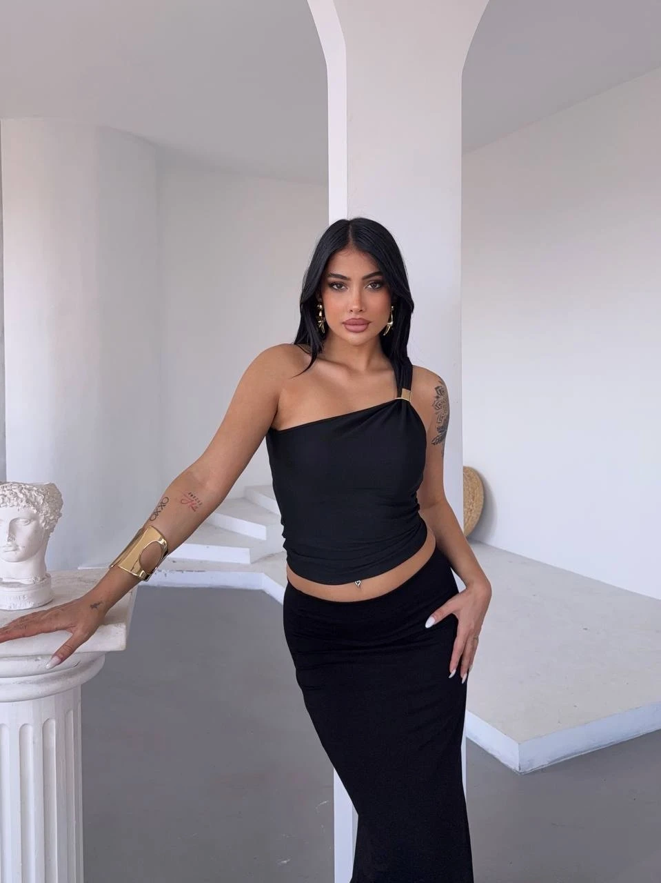 Ottoman Omuz Detay Bluz