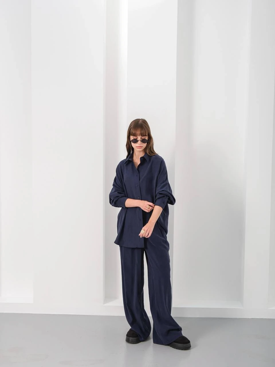 Tencel Kumaş Gömlek Alt Üst Takım