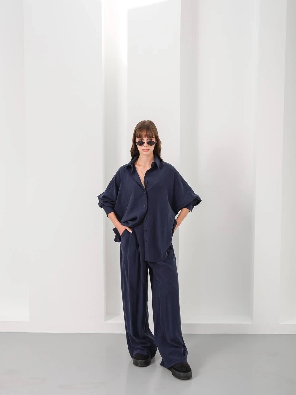 Tencel Kumaş Gömlek Alt Üst Takım