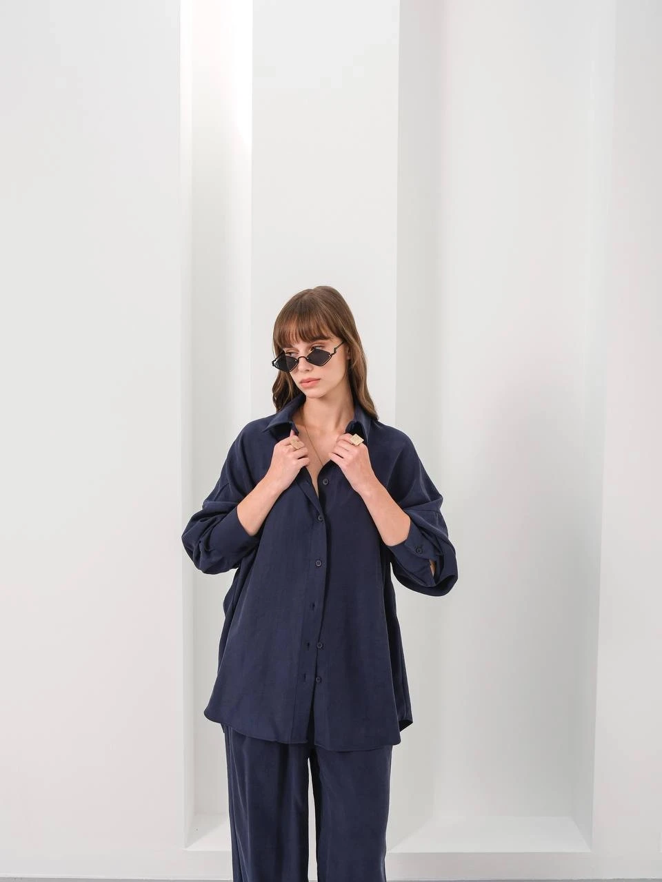 Tencel Kumaş Gömlek Alt Üst Takım