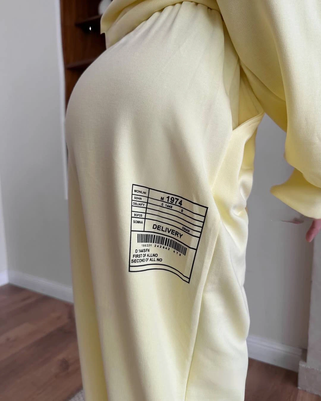 Dijital Baskı Üç İplik Pamuklu Eşofman Takım