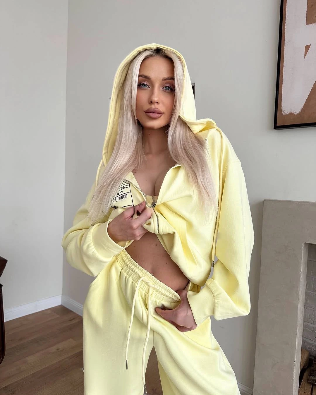 Dijital Baskı Üç İplik Pamuklu Eşofman Takım