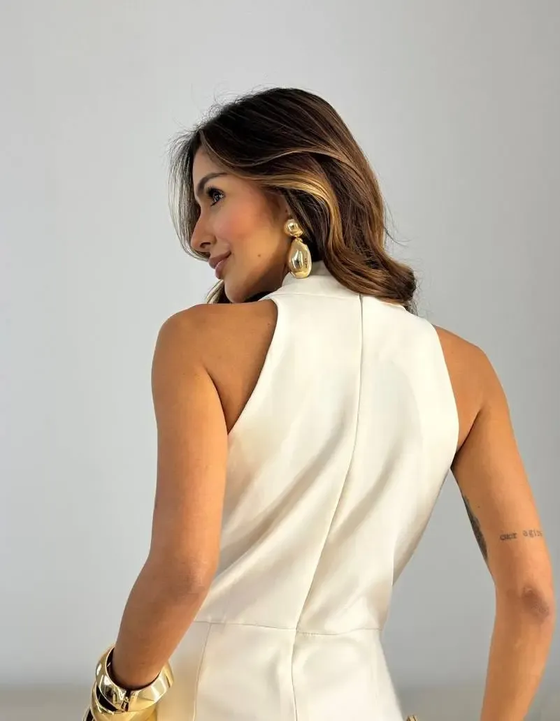 İthal Hürrem Kumaş Bağlama Detay Tulum