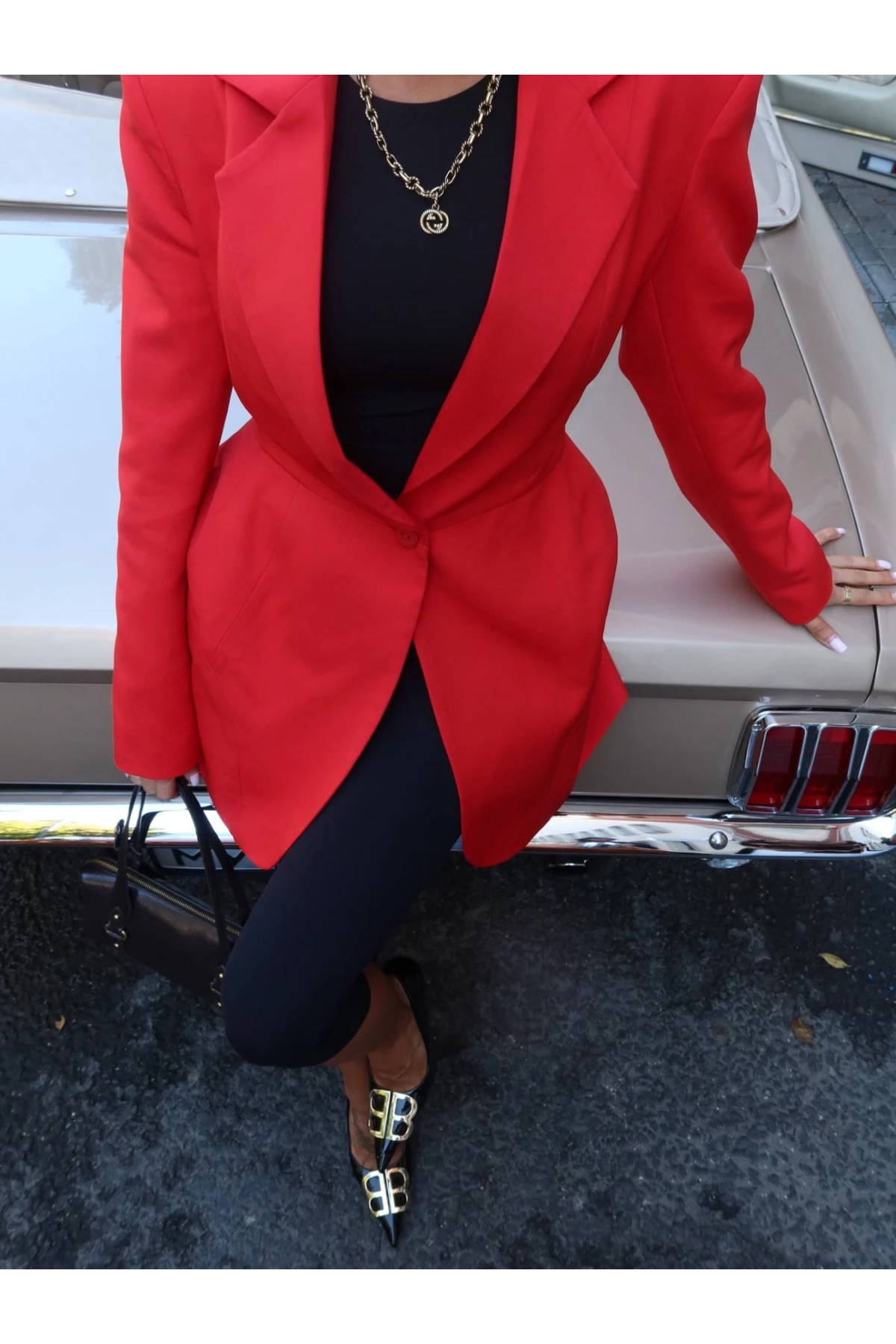 Kırmızı Ceket Elbise