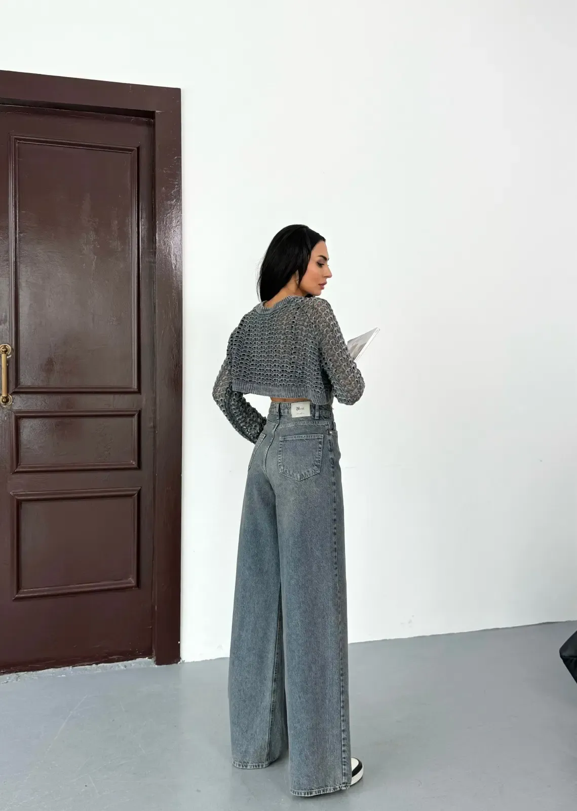 Likrasız Baggy Jeans