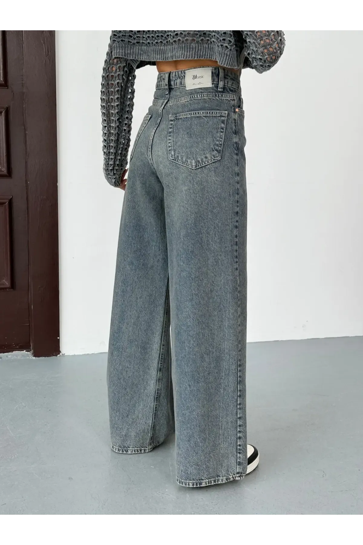 Likrasız Baggy Jeans