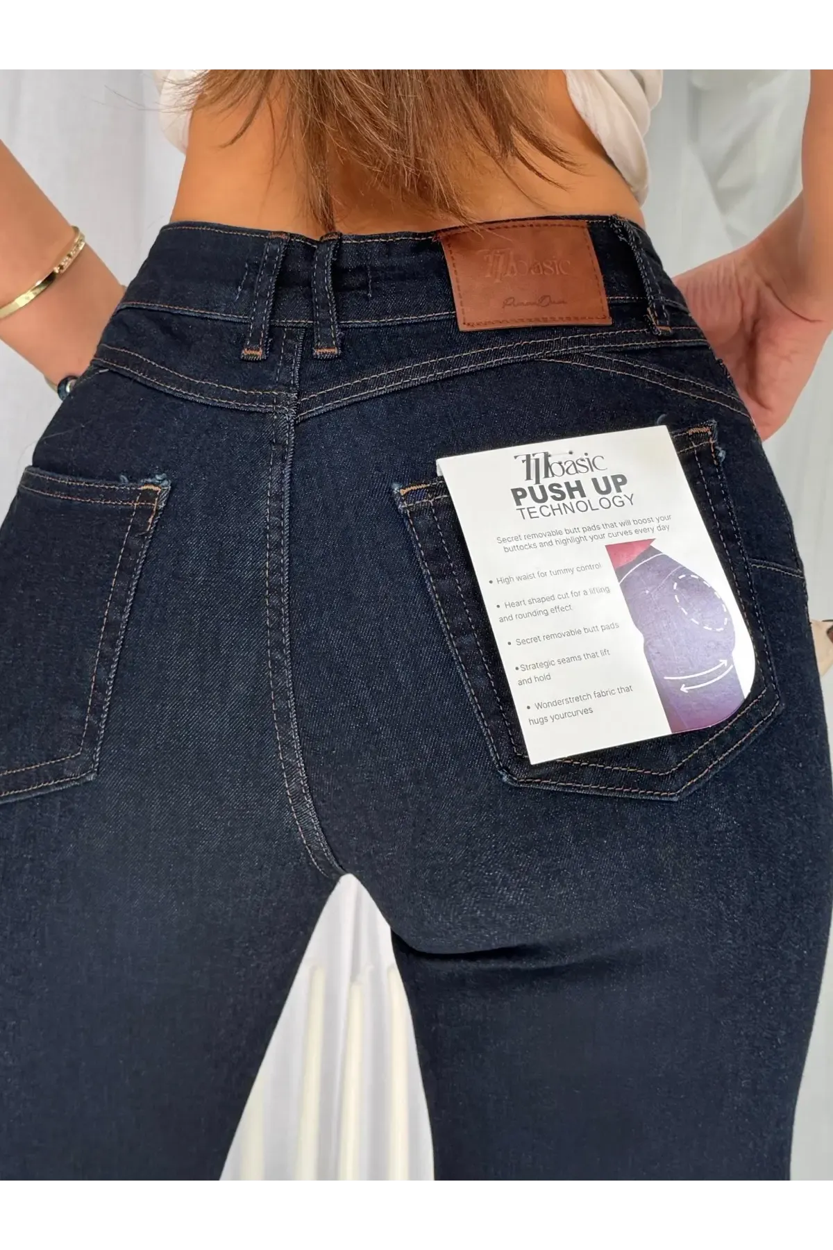 PUSH UP Likralı Flare Jeans