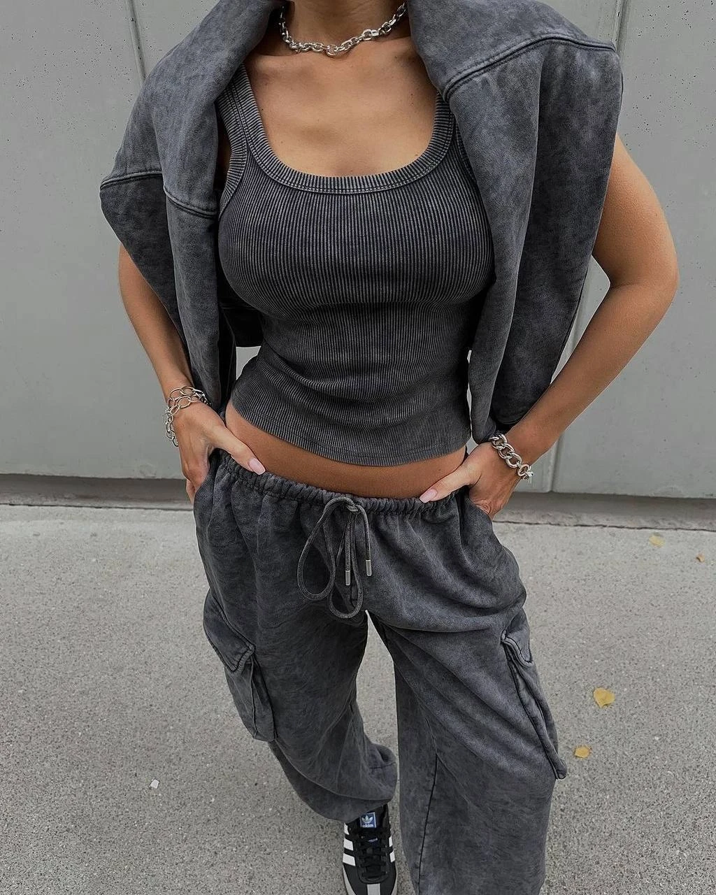 Üç İplik Pamuklu 3lü Eşofman Takım