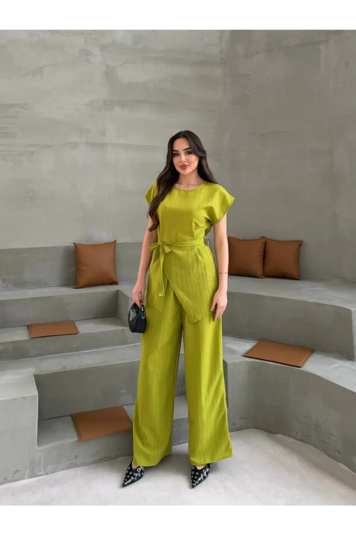 Yeşil Yarım Kol Tarak Boşluğu Takım