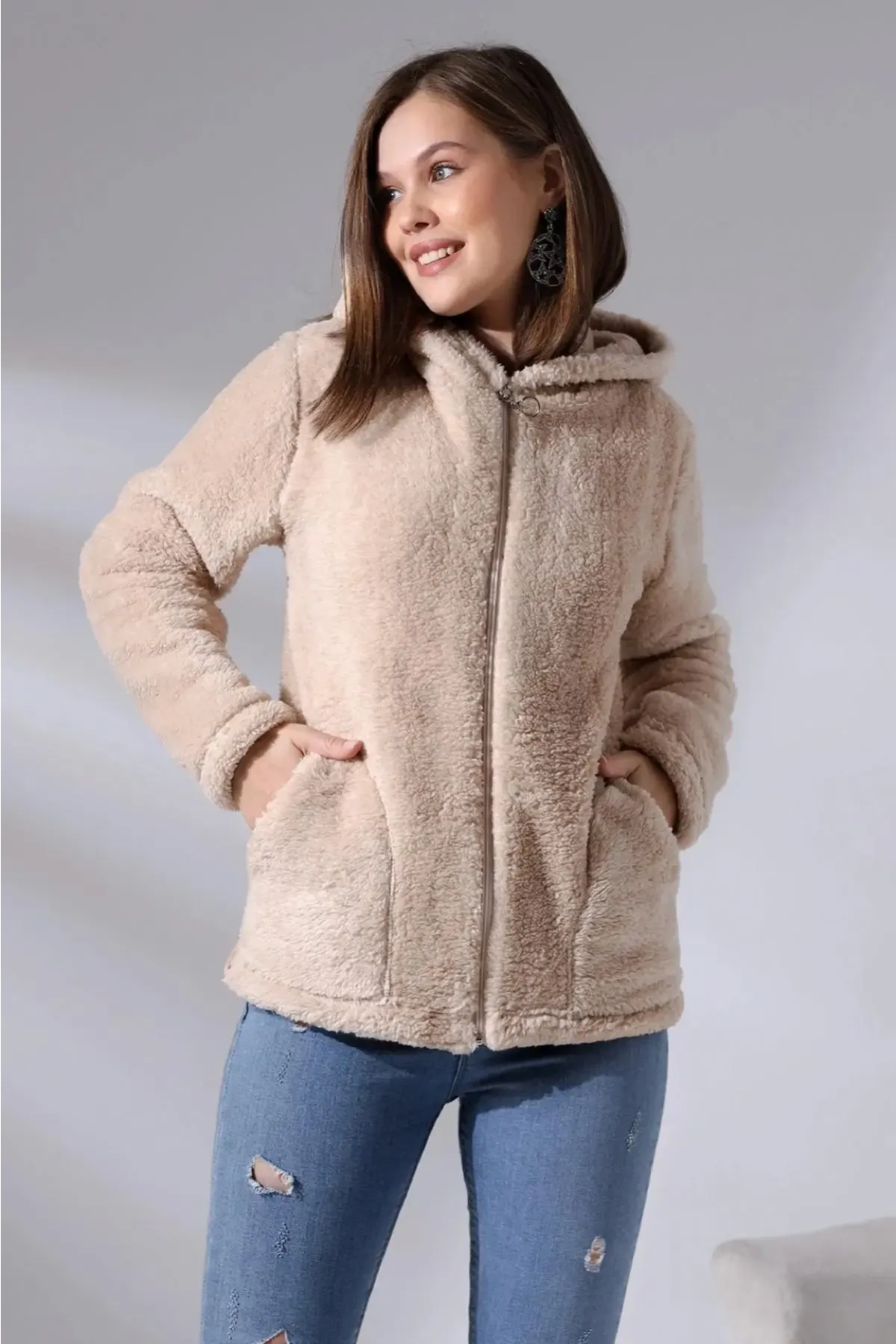 Fermuarlı Polar Sweat-plrsw-123-krb