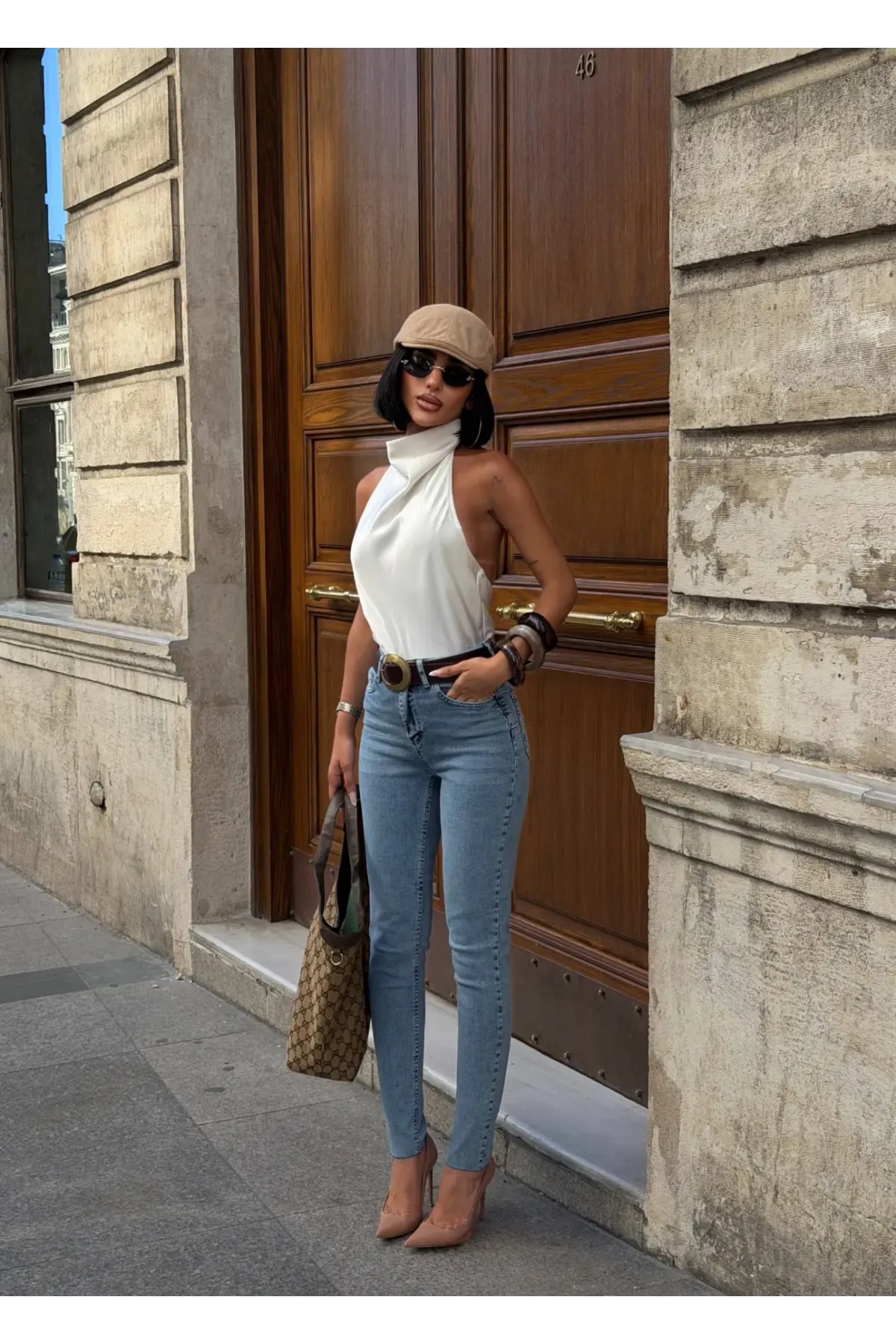 Likralı Toparlayıcı Özellikli Push Up Skinny Jeans