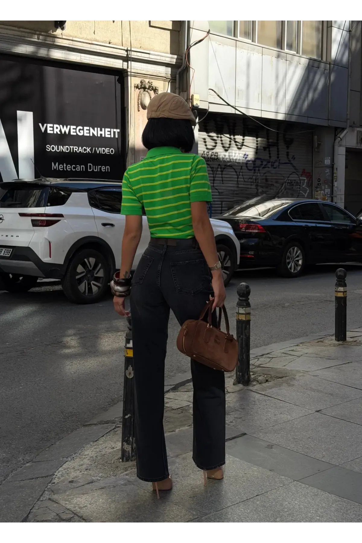 Likrasız Geniş Paça Paça Jean Siyah