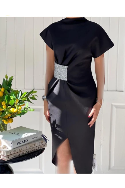 Duble Kumaş Tasarım Elbise