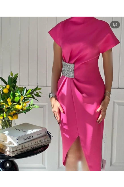 Duble Kumaş Tasarım Elbise