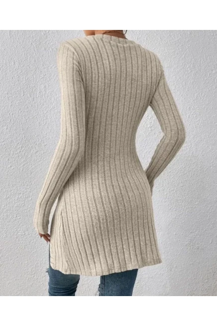 Düğmeli Kaşkorse Tunik&Bluz