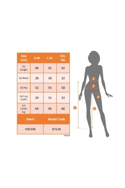 Beli Lastikli Yırtmaç Detaylı Bilekten Bağcıklı Viskon Pantolon