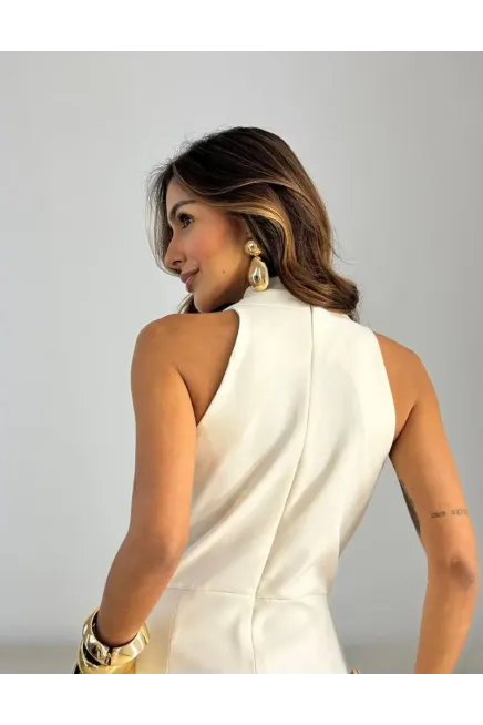 İthal Hürrem Kumaş Bağlama Detay Tulum