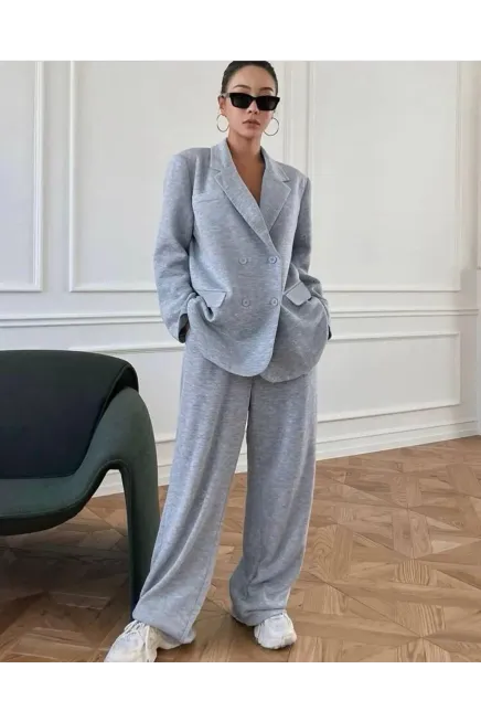 İthal İki İplik Jogger Pantalon Ceket Takım