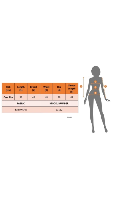 Uzun Kollu Yakalı Önden Düğmeli Triko Ceket