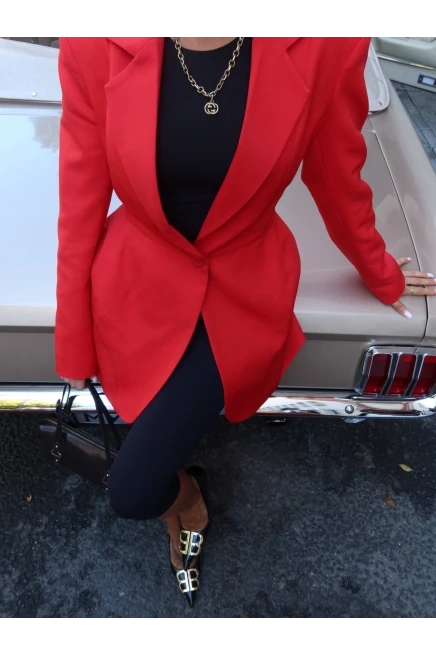 Kırmızı Ceket Elbise