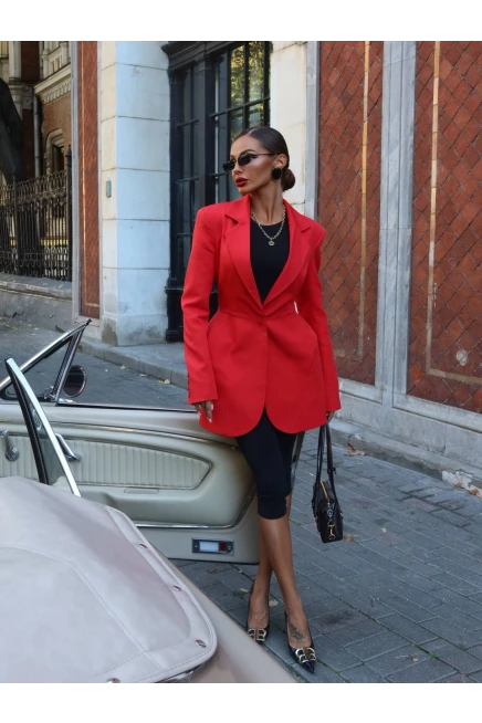 Kırmızı Ceket Elbise