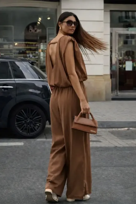 Modal Kumaş Sırt Dekolte Detay Alt Üst Tasarım Takım