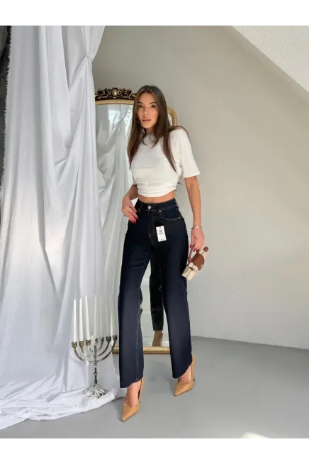 PUSH UP Likralı Flare Jeans